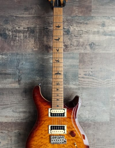 Exposición en pared de guitarra PRS SE Custom 24