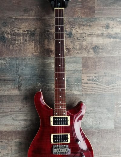 Exposición en pared de guitarra Harley Benton CST-24