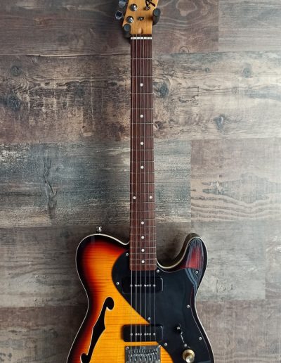 Exposición en pared de guitarra Fender Tele P90