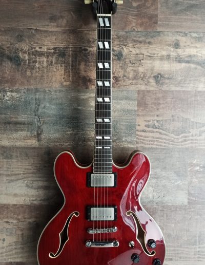 Exposición en pared de guitarra Stanford Thinline CR 35
