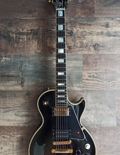 Exposición en pared de guitarra Gibson Custom Les Paul w/HSC