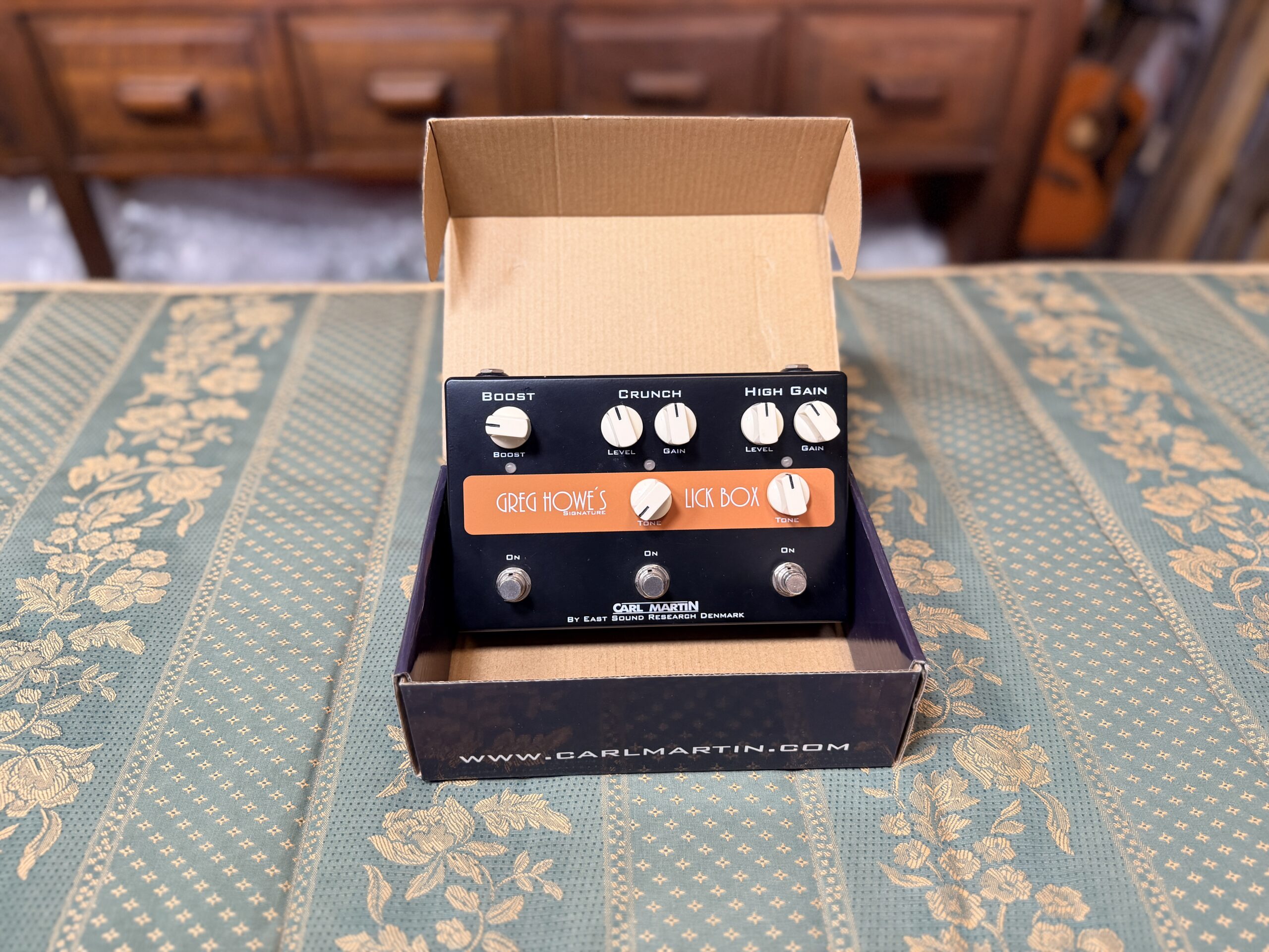 Carl Martin Lick Box Signature Greg Howe